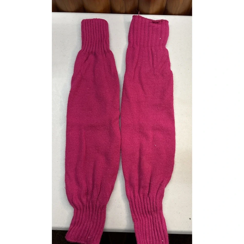 VTG Leg Warmers  Pink Y2K 90s Balletcore Dance Dancer Ballet Uptown Chic Funky